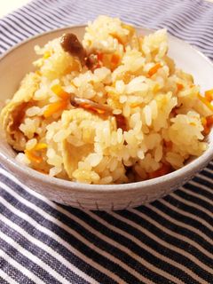 ベビーホタテの炊き込みご飯-レシピのメイン写真