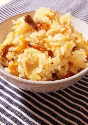ベビーホタテの炊き込みご飯-レシピのメイン写真