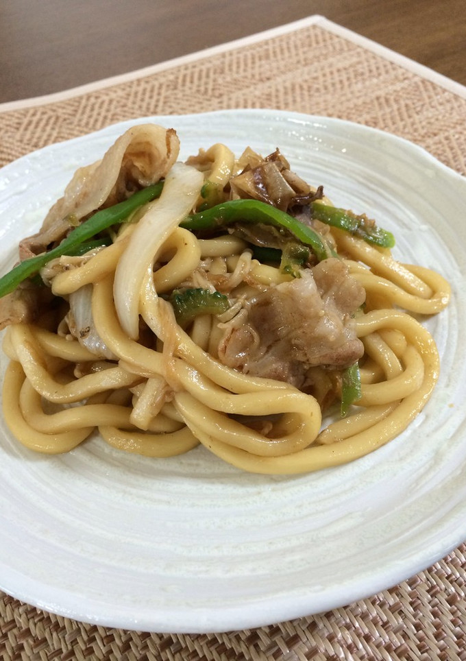 白だし焼きうどん☆簡単和風うどん☆-レシピのメイン写真