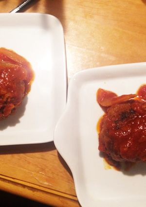 トマトソースのハンバーグ-レシピのメイン写真