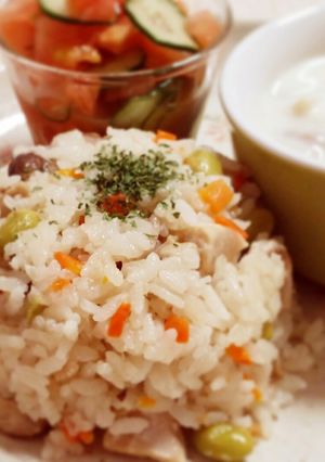 炊飯器で簡単♡秋のきのこピラフ-レシピのメイン写真