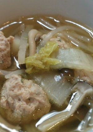 鶏だんごのスープ-レシピのメイン写真
