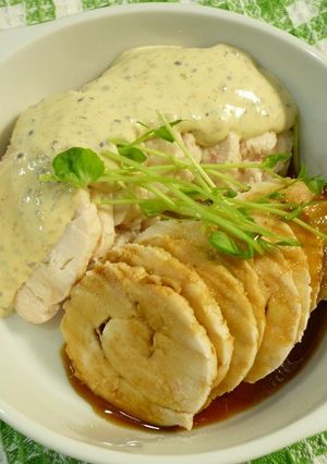 ほったらかしでジューシー！鶏ムネ肉ハム♪-レシピのメイン写真