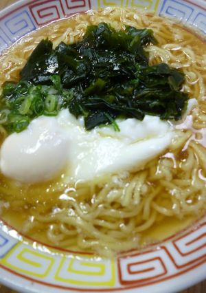 マルちゃん正麺で・お月見ラーメン-レシピのメイン写真