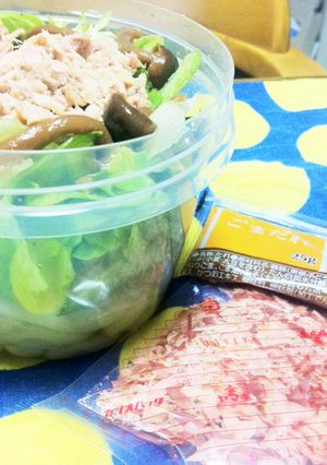160kcal弁当♡サラダうどん-レシピのメイン写真