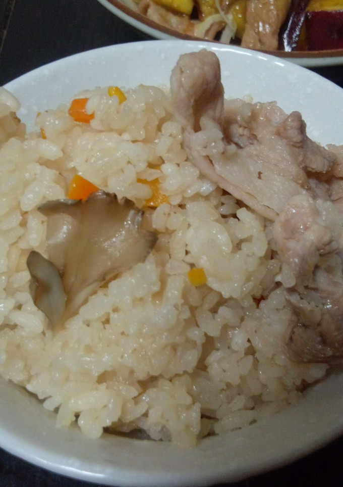 ☆舞茸と豚小間切れ肉の炊き込みご飯☆-レシピのメイン写真