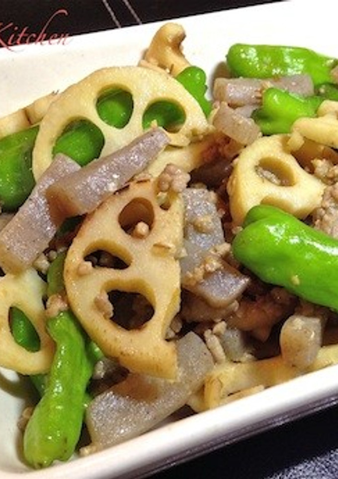ししとうと蓮根の味噌炒め-レシピのメイン写真