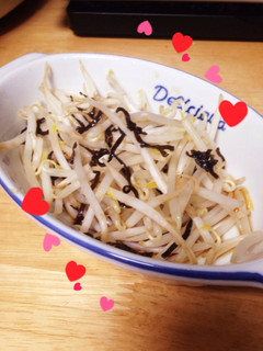 もやしの塩昆布和え-レシピのメイン写真