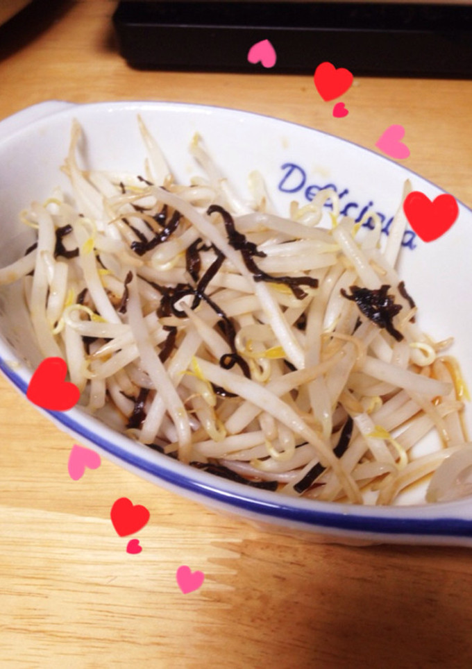 もやしの塩昆布和え-レシピのメイン写真