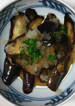焼きナス、おろしポン酢漬け！-レシピのメイン写真