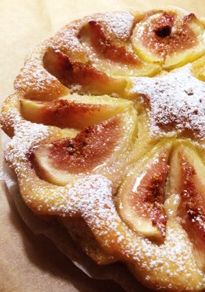 大豆粉で♪いちじくのケーキ-レシピのメイン写真