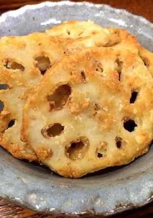 れんこんのカリッと焼き-レシピのメイン写真