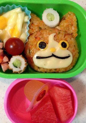 3歳 スクールお弁当♫ジバニャン-レシピのメイン写真