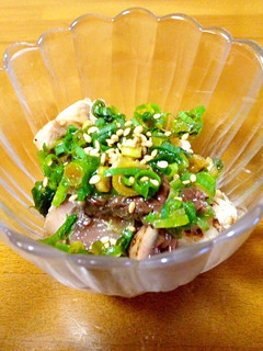 カツオのたたき♡ネギ塩胡麻油-レシピのメイン写真