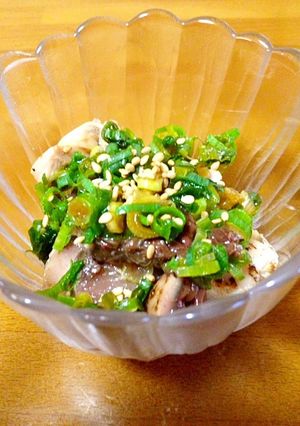 カツオのたたき♡ネギ塩胡麻油-レシピのメイン写真