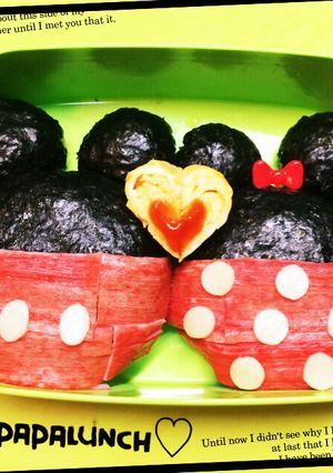 キャラ弁★ミッキーとミニー-レシピのメイン写真
