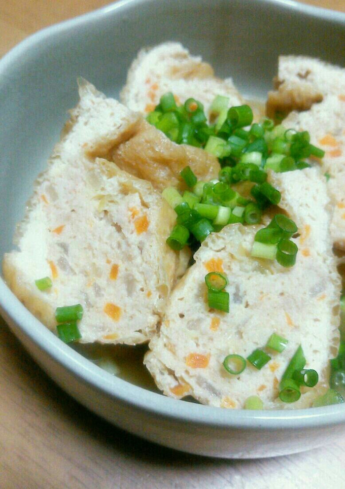 つくね風♡油揚げの巾着煮-レシピのメイン写真