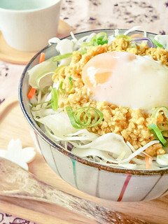 さっぱりヘルシー鶏そぼろカレー丼-レシピのメイン写真