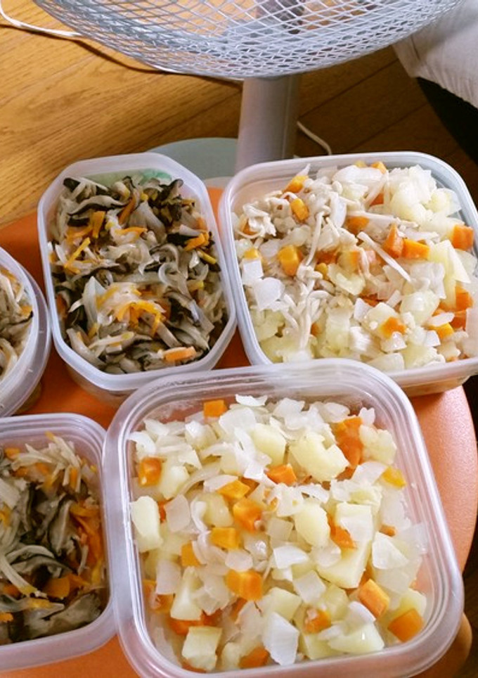 我が家の基本の重ね煮 2種-レシピのメイン写真