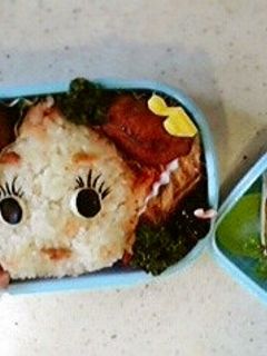 ちょっとコワイ?キューピーのキャラ弁♪♪-レシピのメイン写真