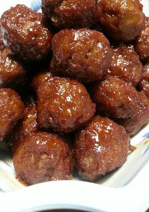 ばぁばの肉だんご-レシピのメイン写真