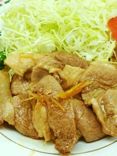 我が家のもち豚生姜焼き定食ぅ☆-レシピのメイン写真