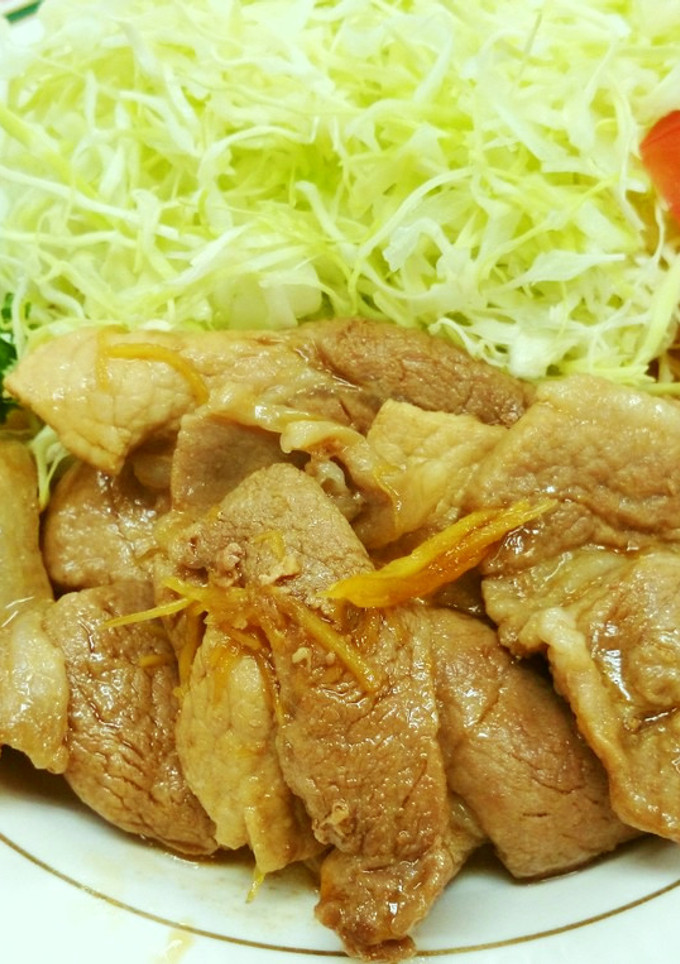 我が家のもち豚生姜焼き定食ぅ☆-レシピのメイン写真
