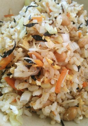 簡単、ひじき煮チャーハン-レシピのメイン写真