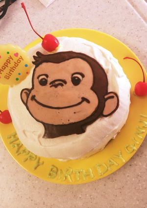 おさるのジョージケーキ-レシピのメイン写真
