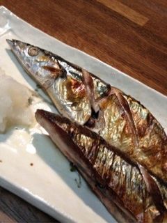 網につかない!グリルで秋刀魚の塩焼き-レシピのメイン写真