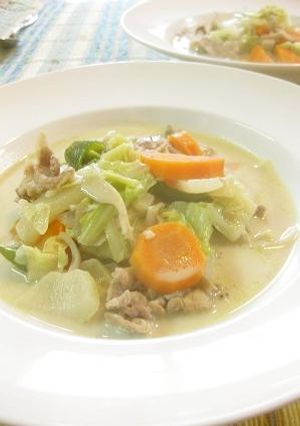 オッサンの豆乳ミルクスープ-レシピのメイン写真