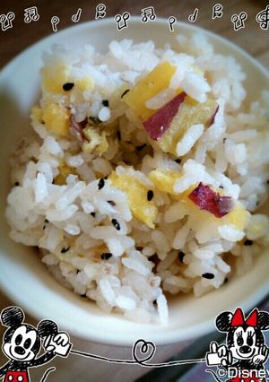 ホクホク甘い!さつまいもご飯♡-レシピのメイン写真