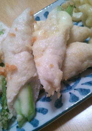 鳥ささみのアスパラとチーズ巻き-レシピのメイン写真