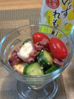 和果ごこちでゆず風味の簡単酢の物♡-レシピのメイン写真