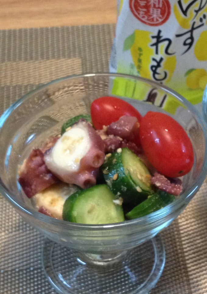 和果ごこちでゆず風味の簡単酢の物♡-レシピのメイン写真