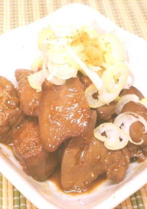 焼き肉のタレＤＥ鶏もつ煮-レシピのメイン写真
