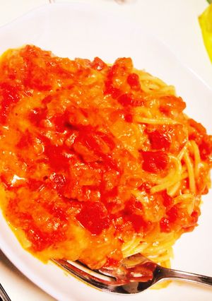 簡単！トマトとチーズの旨旨パスタ♡-レシピのメイン写真