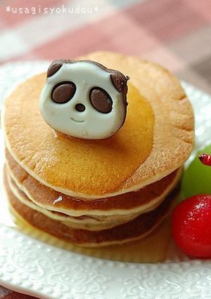 さくさくぱんだdeハニーミニパンケーキ-レシピのメイン写真