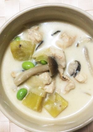キノコとおいもの豆乳シチュー-レシピのメイン写真