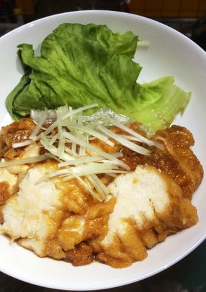 節約♡超ジューシー♡ムネ肉のネギ甘酢！-レシピのメイン写真