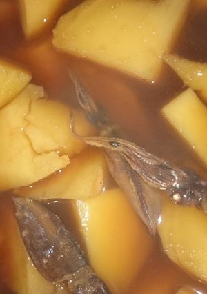 じゃがいもとホタルイカの煮物-レシピのメイン写真