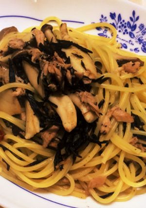 ツナとひじきの和風パスタ-レシピのメイン写真