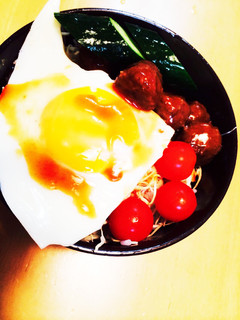 簡単!ロコモコ丼-レシピのメイン写真