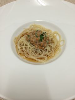 納豆の冷製パスタ-レシピのメイン写真