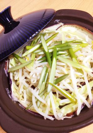 豚肉と！野菜たっぷり土鍋蒸し-レシピのメイン写真