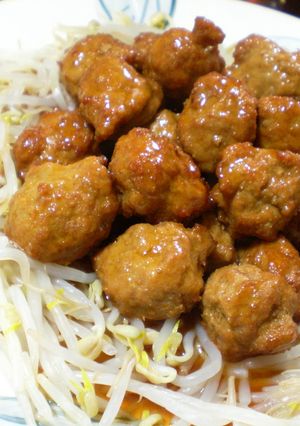 柔らか肉団子の甘酢あんかけ☆彡-レシピのメイン写真