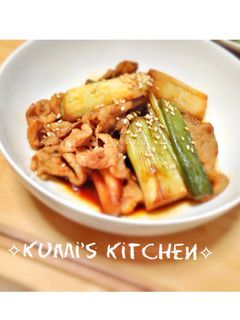 豚肉とネギの中華風炒め-レシピのメイン写真