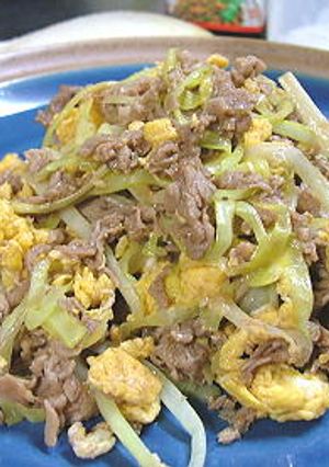 黄金にらの炒め物-レシピのメイン写真