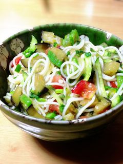 野菜たっぷりヘルシーそうめん-レシピのメイン写真