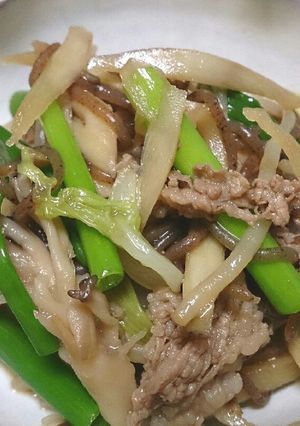 牛肉と白菜のすき焼き風炒め-レシピのメイン写真